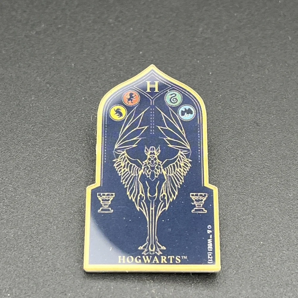Harry Potter Hogwarts Houses Ravenclaw Slytherin‎ Plastic Lapel Hat Pin